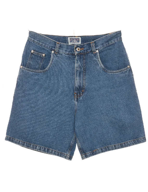 Indigo Denim Shorts - W30 L7