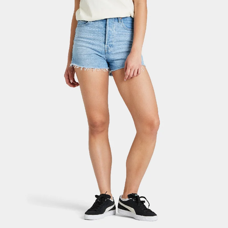 Levi's Women's Ribcage Shorts / Bernal Frost