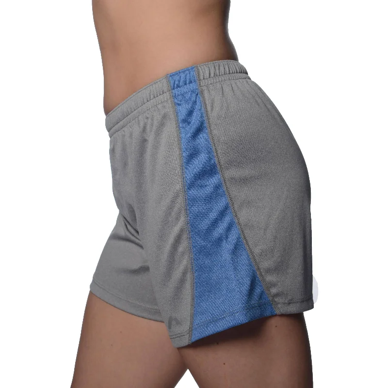 More Mile Marl Jersey Womens Training Shorts - Grey