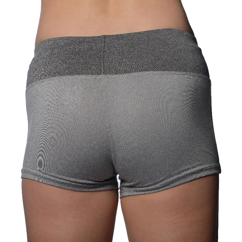 More Mile Marl Running Womens Short Tights - Grey