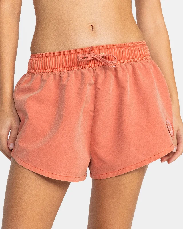 No Bad Waves 2"" Boardshorts - Apricot Brandy