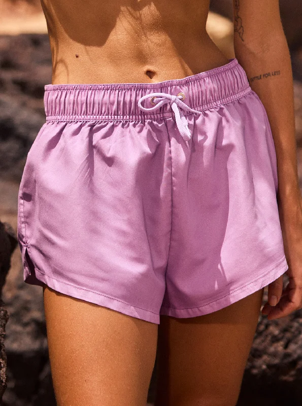 No Bad Waves Boardshorts - Crocus Petal