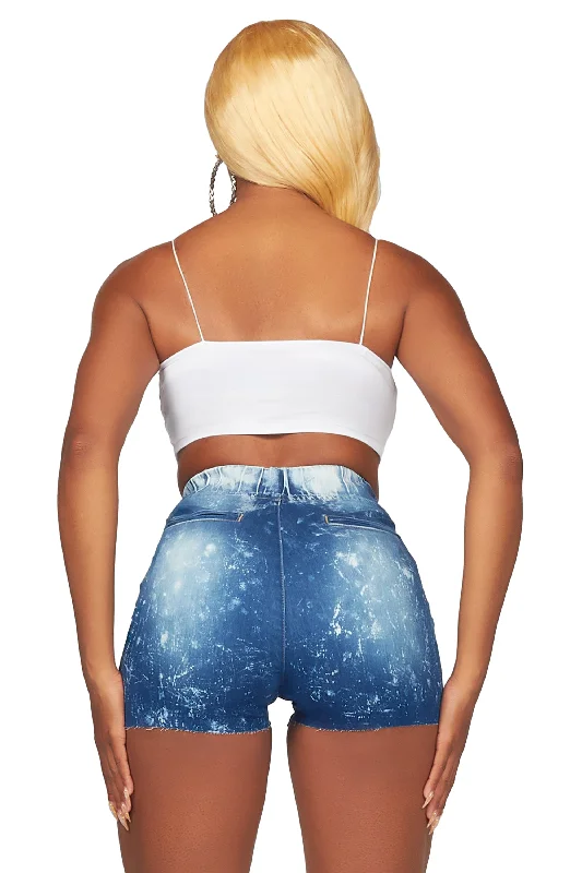 Tiante Med. Wash Denim Short