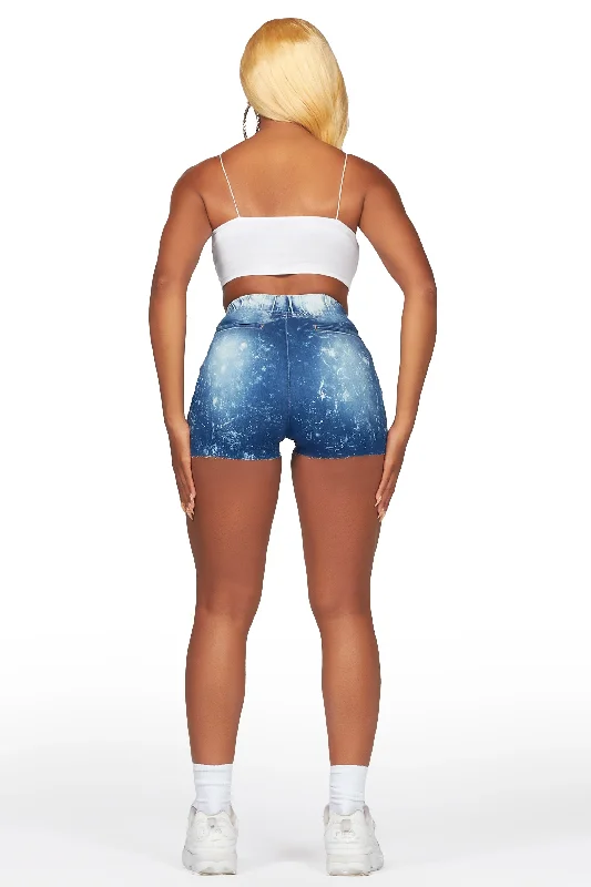 Tiante Med. Wash Denim Short