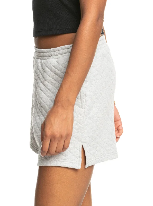 Surf Break Elasticated Lounge Shorts - Heritage Heather