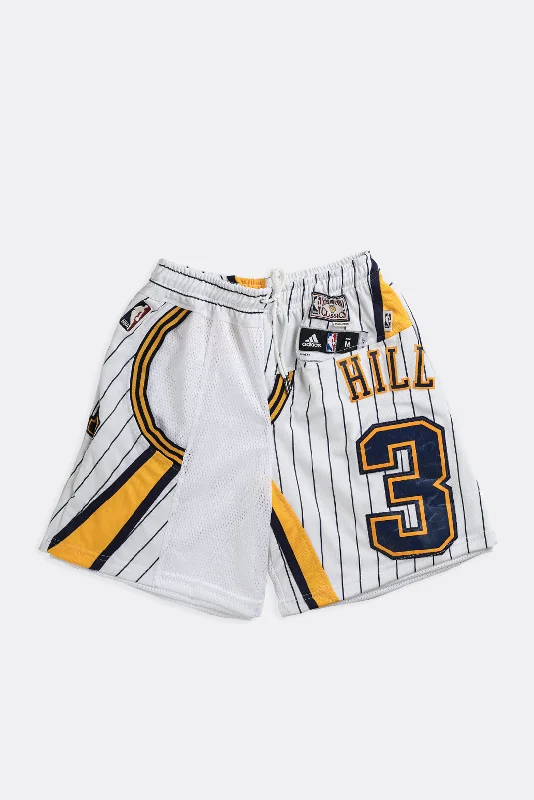 Unisex Rework Pacers NBA Jersey Shorts - Women-S, Men-XS