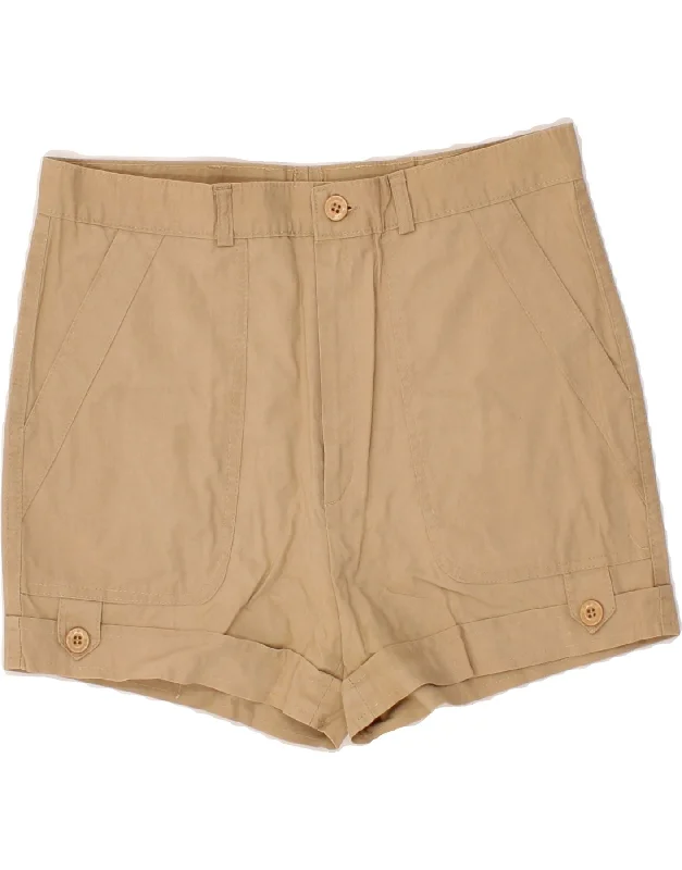 VINTAGE Womens Chino Shorts IT 44 Medium W30 Beige Cotton