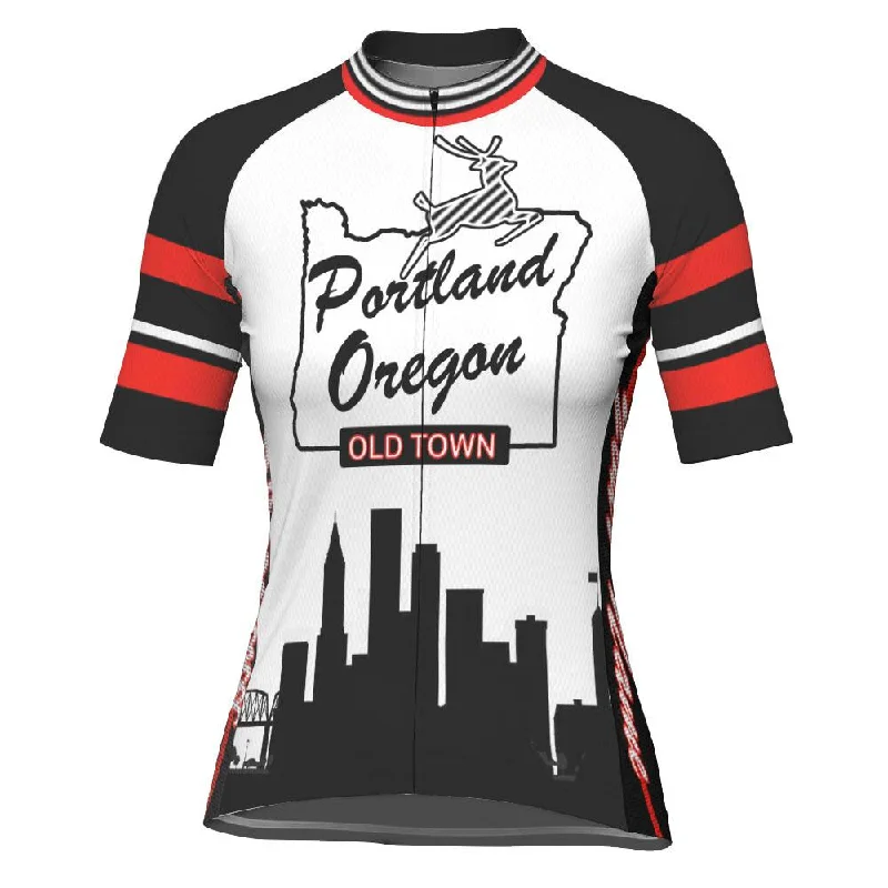 Customized Oregon Short Sleeve Cycling Jersey for Women