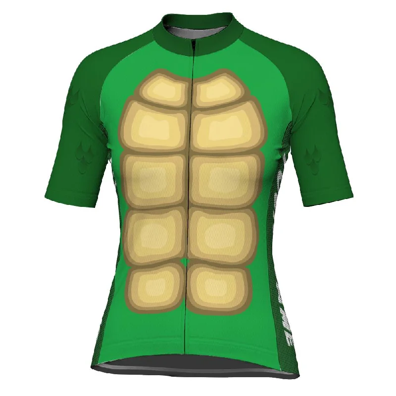 Customized Turtle Short Sleeve Cycling Jersey for Women