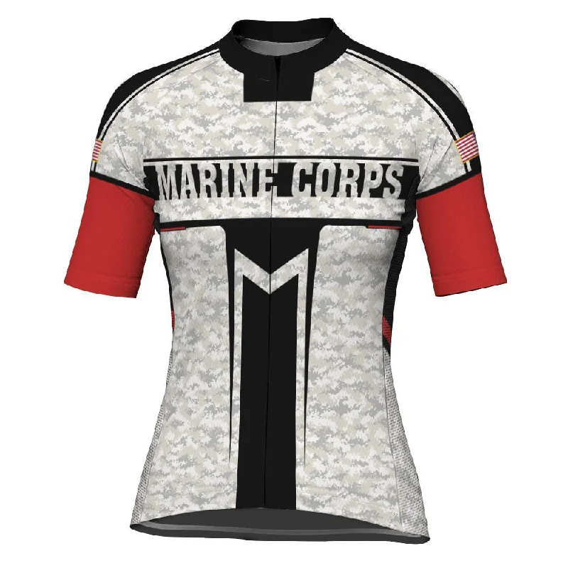 Marine Corps Short Sleeve Cycling Jersey for Women