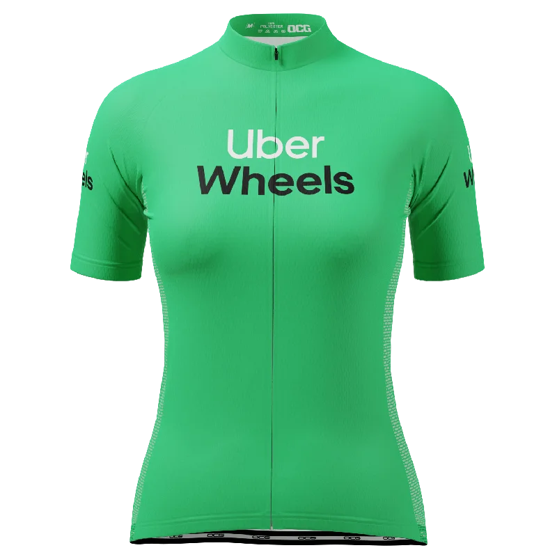 Women's Uber Wheels Short Sleeve Cycling Jersey