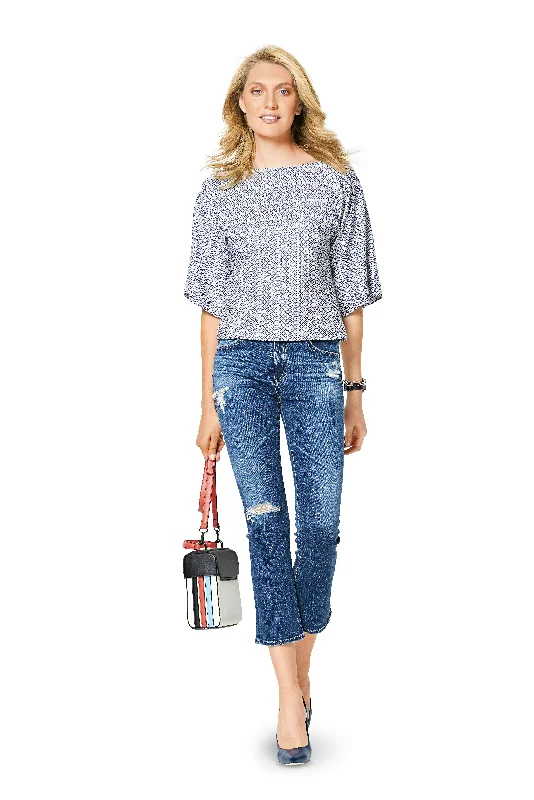 BD6345 Misses' dress and tops sewing pattern