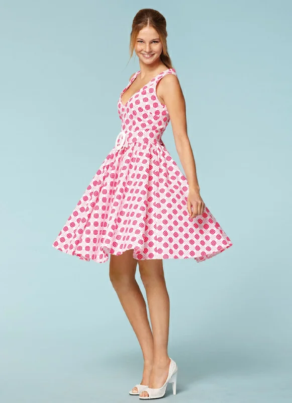 Burda 7556 Vintage 1950's Dress Pattern