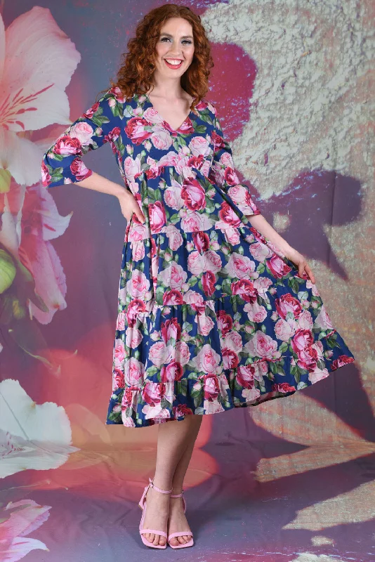 Magic Molly Dress - Cream Rose | SALE