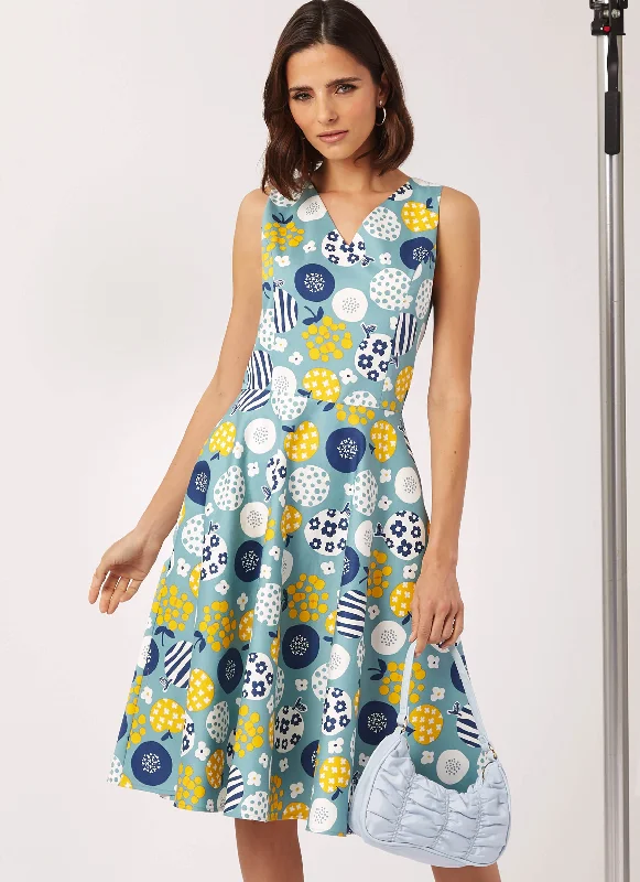 New Look sewing pattern 6748 V Neck Dress