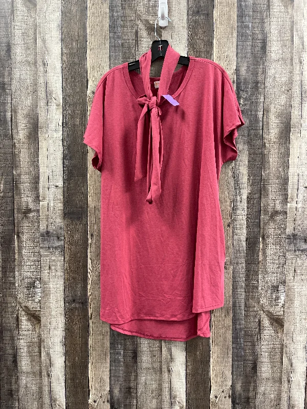 Pink Dress Casual Short Lularoe, Size 2x