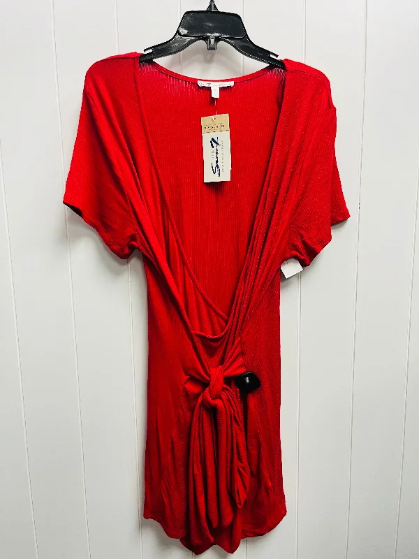 Red Dress Casual Short Seven 7, Size 1x