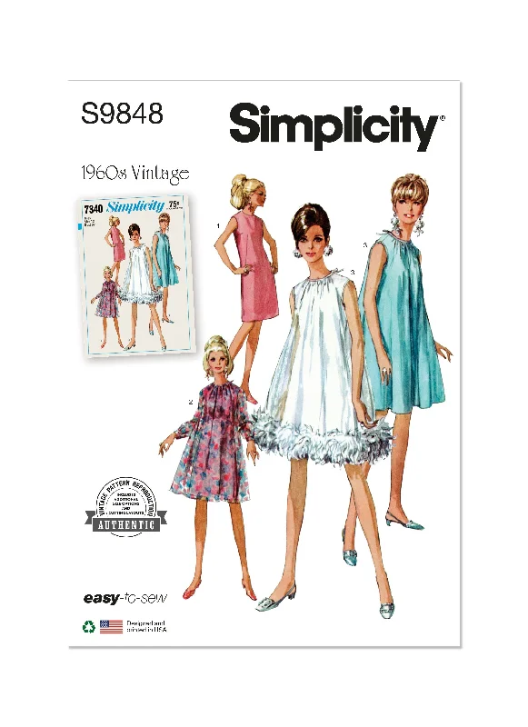 Simplicity Sewing Pattern 9848 Misses' Dresses