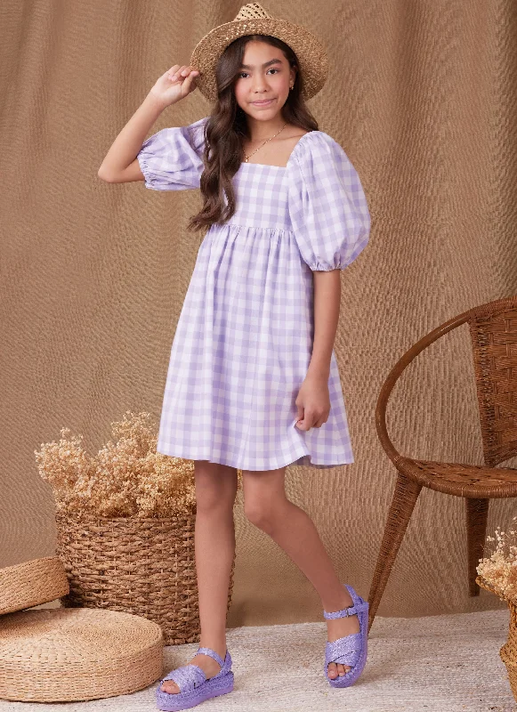 Simplicity Sewing Pattern 9964 Girls' Dress With Back Bodice