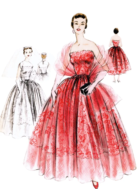 Vogue Sewing Pattern 2061 Dresses and Stole
