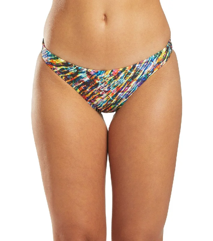 Arena Women's Rulebreaker Real Bikini Bottom Black-Multi Bikini with pleats, Trendy, Feminine, Stylish Arena Women's Rulebreaker Real Bikini Bottom Black-Multi Bikini with pleats, Trendy, Feminine, Stylish