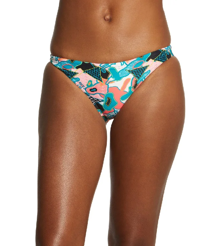 Arena Women's Rulebreaker Real Bikini Bottom Black/Multi Bikini with scalloped edges, Feminine, Stylish, Trendy Arena Women's Rulebreaker Real Bikini Bottom Black/Multi Bikini with scalloped edges, Feminine, Stylish, Trendy