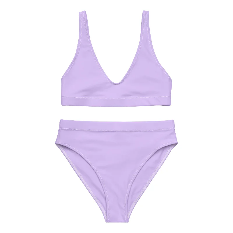 Lavender Two Piece High Waisted Bikini from Extremely Stoked Triangle top bikini, Sexy, Simple, Trendy Lavender Two Piece High Waisted Bikini from Extremely Stoked Triangle top bikini, Sexy, Simple, Trendy