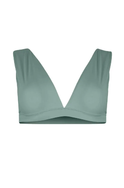 Natalie Bikini Top in Sage Green Tie front bikini, Adjustable, Sexy, Comfortable