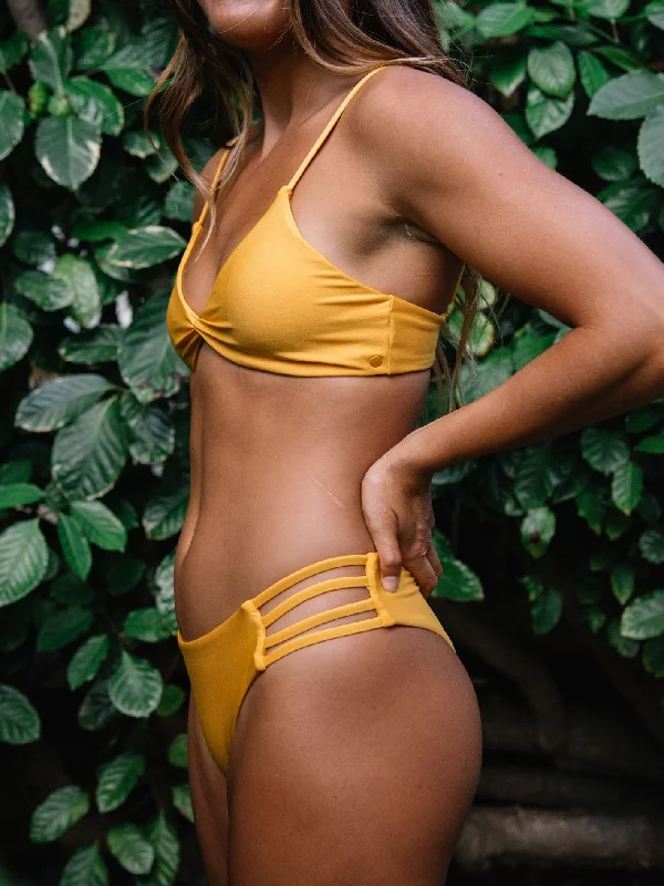 Simply Seamless Cheeky Bikini Bottom - Vintage Gold Crisscross bikini, Sexy, Trendy, Comfortable