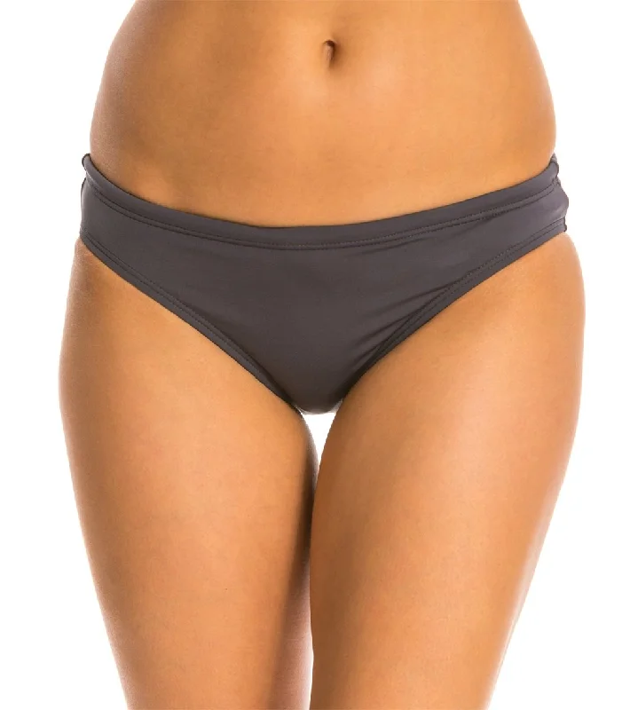 TYR Solid Lula Bikini Bottom Grey Ruched bikini bottom, Trendy, Sexy, Comfortable