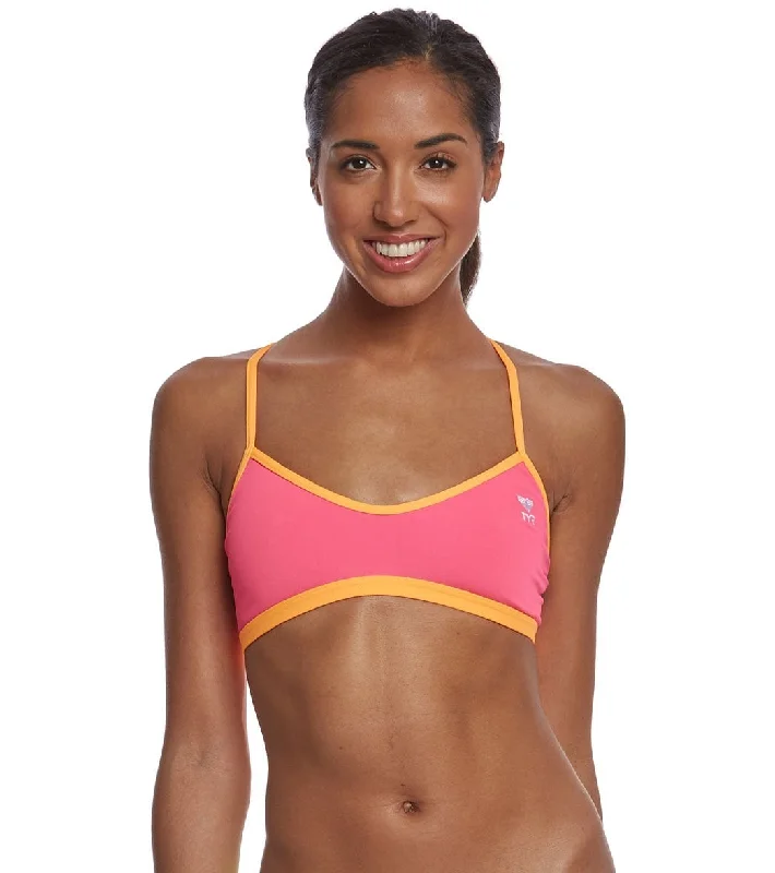 TYR Women's Solid Trinity Bikini Top Low-back bikini, Sexy, Comfortable, Trendy