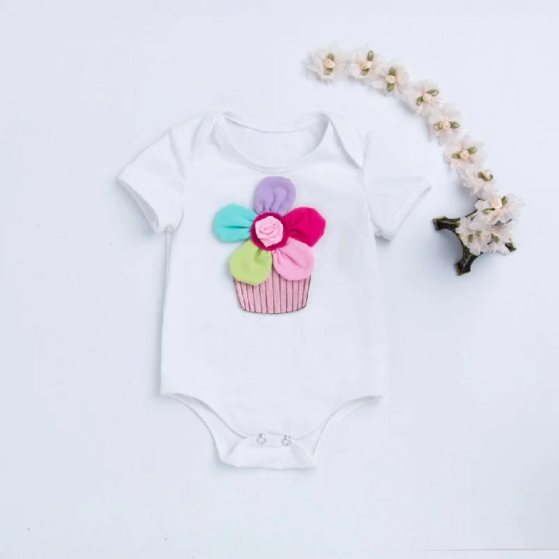 Maxbell 3PCS Baby Girl Outfits Jumpsuit Bodysuit+Pants Set S for 3-6Months Floral High-neck jumpsuit, Modest, Elegant, Trendy Maxbell 3PCS Baby Girl Outfits Jumpsuit Bodysuit+Pants Set S for 3-6Months Floral High-neck jumpsuit, Modest, Elegant, Trendy