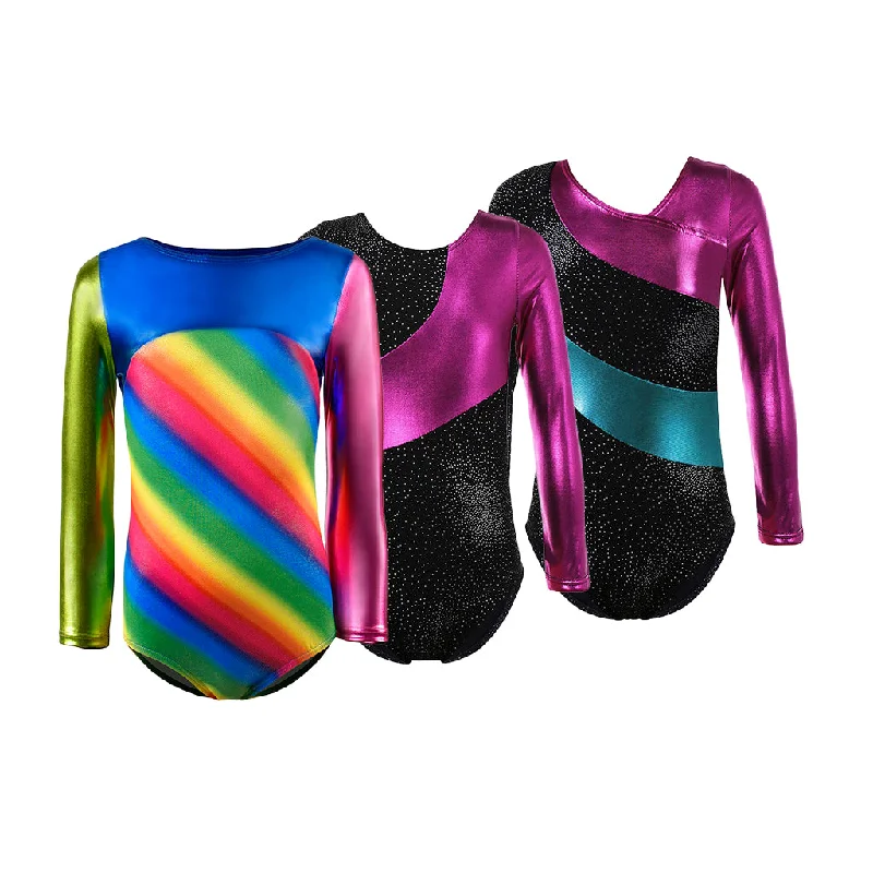 Maxbell Girls Long Sleeves Leotard Gymnastics Bodysuit Dancewear Jumpsuit Ballet 5(4-5Y) Printed jumpsuit, Bold design, Summer style, Chic Maxbell Girls Long Sleeves Leotard Gymnastics Bodysuit Dancewear Jumpsuit Ballet 5(4-5Y) Printed jumpsuit, Bold design, Summer style, Chic