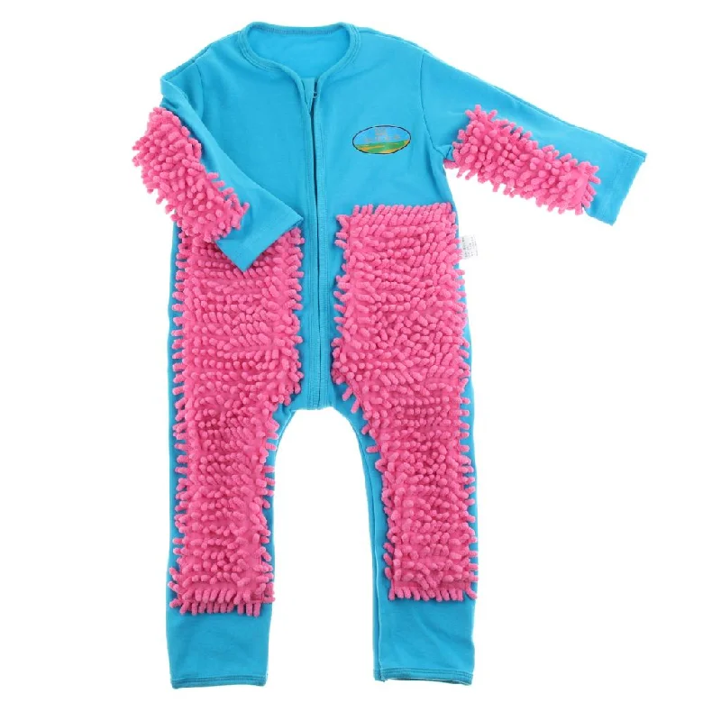 Maxbell Baby Mop Romper Outfit Floors Cleaning Swob Jumpsuit Dark Blue+Red 90cm Sporty jumpsuit, Casual, Comfortable, Athletic Maxbell Baby Mop Romper Outfit Floors Cleaning Swob Jumpsuit Dark Blue+Red 90cm Sporty jumpsuit, Casual, Comfortable, Athletic