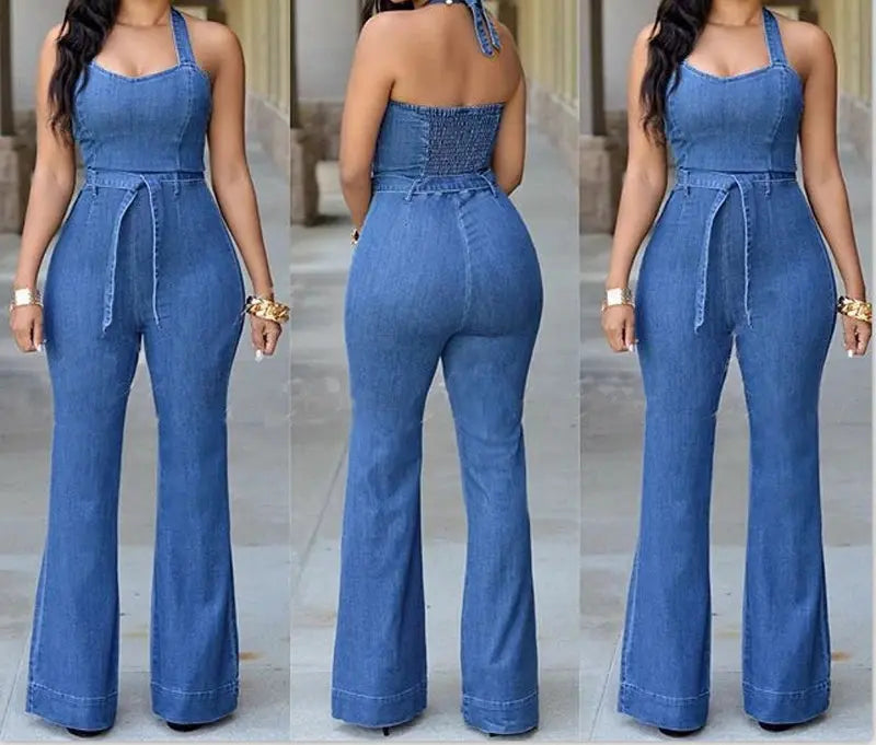 FZ Women's Wide Leg Slim Fit Hight Waist One Piece Denim Jumpsuit Romper jumpsuit, Casual, Comfortable, Playful FZ Women's Wide Leg Slim Fit Hight Waist One Piece Denim Jumpsuit Romper jumpsuit, Casual, Comfortable, Playful