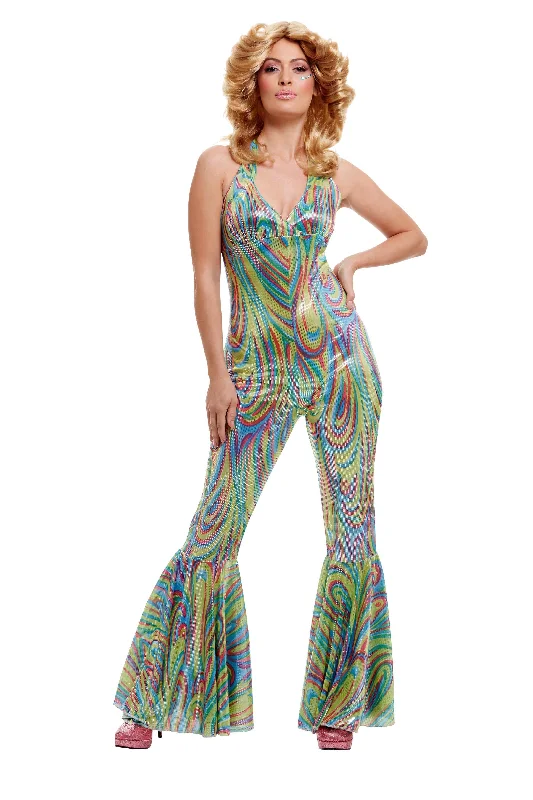 Dancing Queen 70's Jumpsuit Women's Costume Blue jumpsuit, Classic, Comfortable, Fashionable Dancing Queen 70's Jumpsuit Women's Costume Blue jumpsuit, Classic, Comfortable, Fashionable