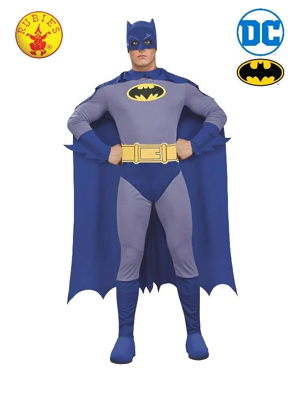 Batman Classic Brave and Bold Adult Jumpsuit Costume Long sleeve jumpsuit, Fall fashion, Comfortable, Trendy Batman Classic Brave and Bold Adult Jumpsuit Costume Long sleeve jumpsuit, Fall fashion, Comfortable, Trendy
