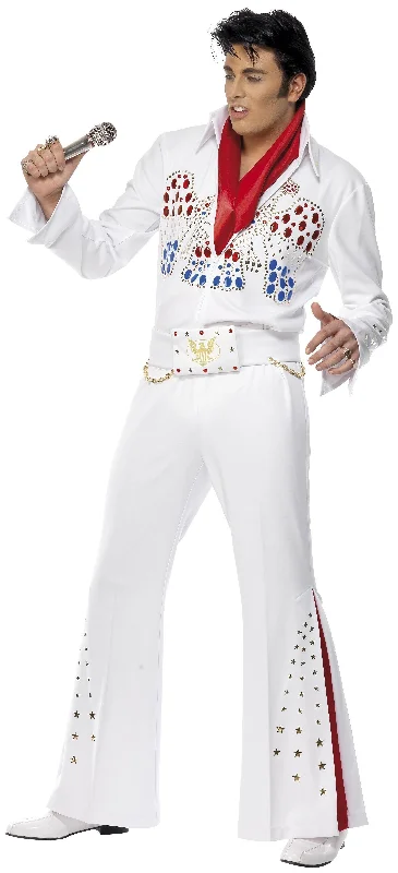 Elvis American Eagle Jumpsuit Costume Deep V jumpsuit, Sexy, Night out, Trendy