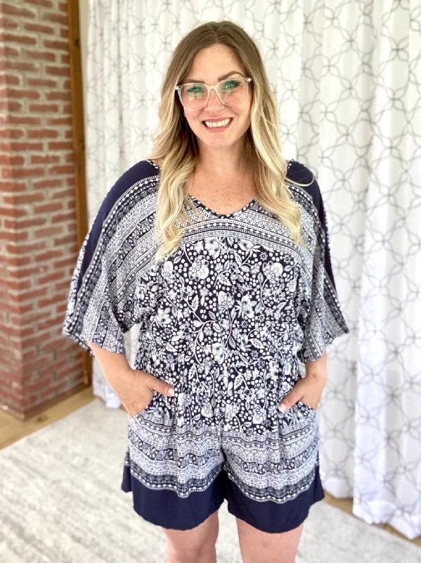 There You'll Be Romper Wrap jumpsuit, Elegant, Comfortable, Fashionable