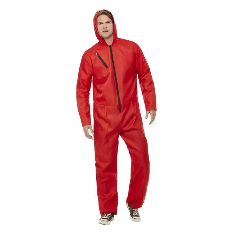 Bank Robber Jumpsuit Red Jumpsuit with pockets, Practical, Comfortable, Casual