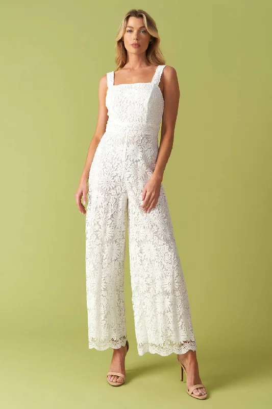 IT'S ALL BEEN DONE WOVEN LACE JUMPSUIT Bold color jumpsuit, Vibrant, Trendy, Fashionable IT'S ALL BEEN DONE WOVEN LACE JUMPSUIT Bold color jumpsuit, Vibrant, Trendy, Fashionable