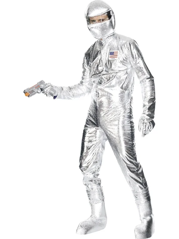 Spaceman Costume Silver Jumpsuit Sexy jumpsuit, Night out, Fashionable, Elegant